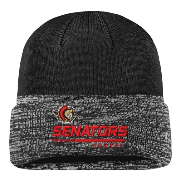 BRAND NEW men fanatics nhl ottawa senator hockey thick beanie toque snow winter - Picture 1 of 4